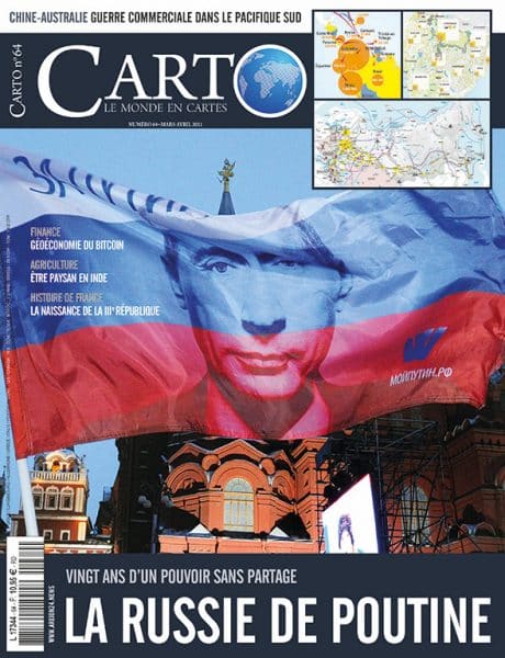 Carto n°64 - La Russie de Poutine - mars-avril 2021